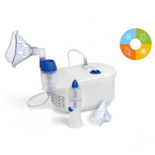 Inhalátor s nosovou sprchou OMRON (C102 Total) + Vincentka (Inhalatory)