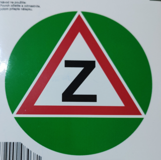 Info samolepka  Začiatočník