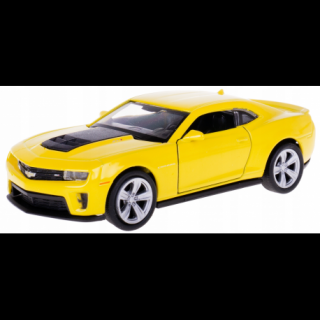 Kovový model auta - Nex 1:34 - Chevrolet Camaro ZL1 (žltá)