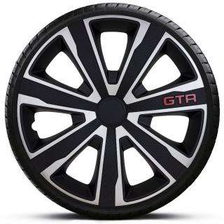 Kryty Kolies GTR Carbon SIlver Black 15  - 4ks