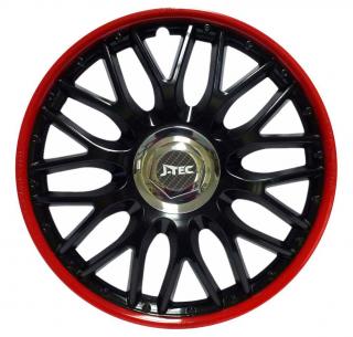 Kryty kolies Orden Black Red 14   1ks