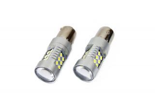LED CANBUS 24SMD 3030 BA15S (P21W) White 12-24V