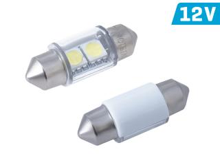 Led žiarovka C5W  31mm 12V   2ks (2 SMD 5050)