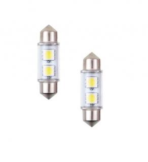 Led žiarovka C5W  39mm 12V   2ks (2 SMD 5050)