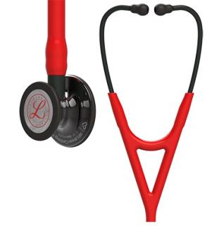 3M Littmann Cardiology IV : Red, Black Finish with Heart - 6182 - limitovaná edicia (Fonendoskopy Littmann Špeciálna edícia)