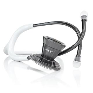 MDF 797 ProCardial® Stainless Steel Cardiology Stethoscope - White /Black Pearl (Fonendoskopy)