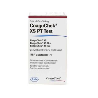 Testovacie prúžky CoaguChek® XS (24ks) pre prístroj CoaguChek® INRange a XS (Prístroj na meranie zrážanlivosti krvi)