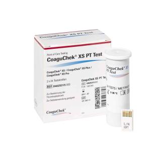 Testovacie prúžky CoaguChek® XS (2x24ks) pre prístroj CoaguChek® INRange a XS (Prístroj na meranie zrážanlivosti krvi)