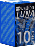 Testovacie prúžky Wellion LUNA CHOL, 10ks (Glukomery)
