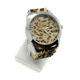 Nádherné Silikónové hodinky Animal Silver st260 (Nádherné Silikónové hodinky Animal Silver st260)