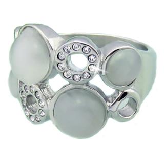 Vkusný prsteň Silver Pearl ny4305 chirurgická oceľ veľ.59 (Vkusný prsteň Silver Pearl ny4305 chirurgická oceľ veľ.59)