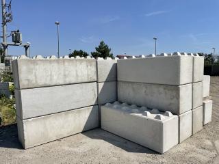 Betonblock - stavebné betónové kocky (Betónový blok, betónové lego)
