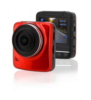 COMPASS Kamera do auta Full HD 2,4&amp;quot;, GPS, červená