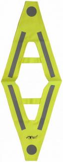COMPASS Reflexná vesta v tvare &amp;quot;V&amp;quot;, žltá