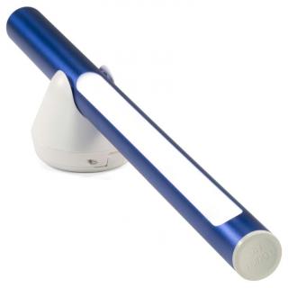 Garthen tyčová kempingová LED lampa, vodotesná, modrá, 30 cm