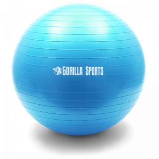 Gorilla Sports Gymnastická lopta, 75 cm, modrá