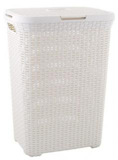 Kôš na bielizeň STYLE RATTAN 60 l krémový CURVER
