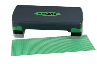 MAXXIVA fitness stepper, výškovo nastaviteľný, zelená