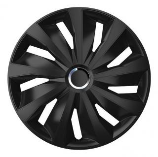 Súprava krytov na kolesá Grip Pro Black 16&amp;quot; - čierna