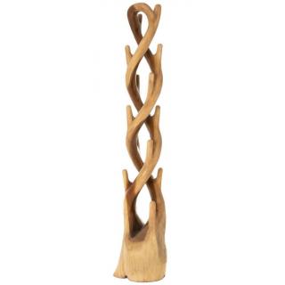 Vešiak DIVERO  z dreva Suar, masívny, 192 cm