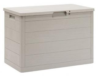 WOODYS záhradný plastový úložný box 160 L, svetlo šedá