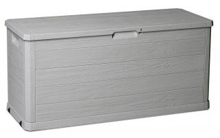 WOODYS záhradný plastový úložný box 280 L, svetlo šedá