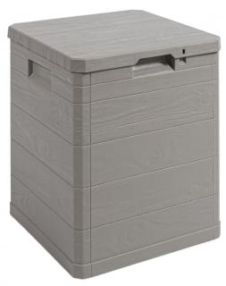 WOODYS záhradný plastový úložný box 90 L, svetlo šedá