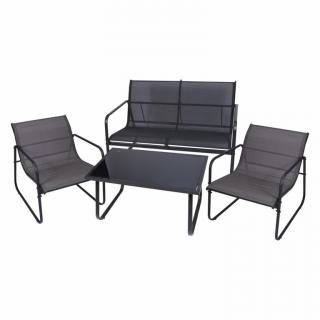 Záhradný set Astoria,4dielny set s oceľovou konštrukciou,
