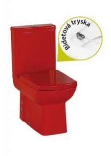 CREAVIT LARA LR3641 kombi WC+Bidet 2v1,červené