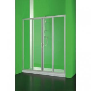 Forte Maestro centrale sprchové dvere 150–140 × 185 cm,výplň Polystyrol