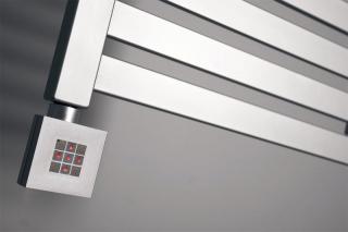 KTX vykurovacia tyč s termostatom, strieborná (KTX-S)