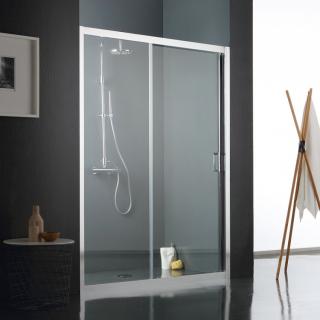 KV STORE FLY univerzálne posuvné sprchové dvere do niky 110 +-2cm x 185 cm, transparentné sklo