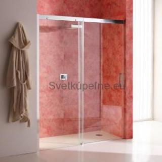 KV STORE posuvné sprchové dvere do niky DREAM 140x190 cm, transparentné sklo