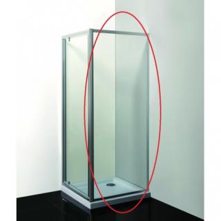 OLSEN SPA PINA pevná stena 78–80 × 190 cm,čire alebo grape sklo