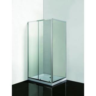 OLSEN SPA SELVA sprchové dvere posuvné 100x190cm,číre sklo,bočná stena,vanička