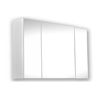 OLSEN SPA závesná trojdverová zrkadlová skrinka SW-75 75 × 13 x 50 cm biela lesklá bez osvetlenia