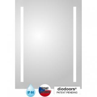 TIGRA zrkadlo s LED osvetlením LABE diodoors® šírka 60 x výška 80 x hlbak 3 cm