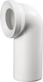 WC koleno 90°, priemer 110 mm, ABS/biela