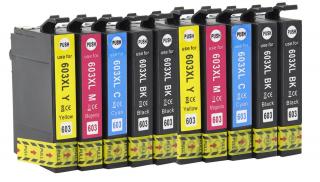 Atramentové kazety Epson 603XL (10pack) kompatibilné