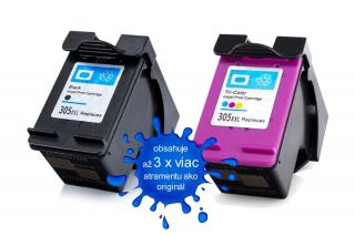 Atramentové kazety HP 305XL BLACK + COLOR kompatibilné