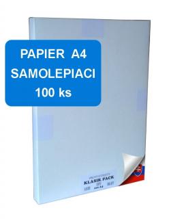 Samolepiaci papier 100 listov A4 (210 x 297 mm)