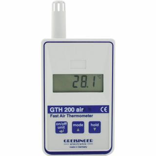 Greisinger GTH 200 air s certifikátom o kalibrácii v bodoch 10, 20, 30 °C
