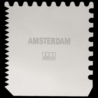 Amsterdam kovová škrabka 10 x 10 cm (Amsterdam kovová škrabka 10 x 10 cm)