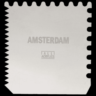 Amsterdam Kovová škrabka XL 15 x 15 cm (Kovová škrabka XL 15 x 15 cm)