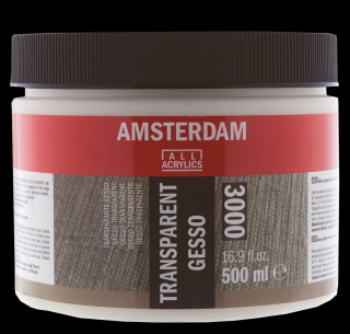 Amsterdam Transparentné Gesso 3000 - 500 ml (Amsterdam Transparentné)