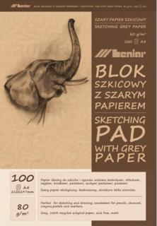 Blok papierov Leniar Slon - rôzne formáty (Skicovací blok Leniar Slon -)