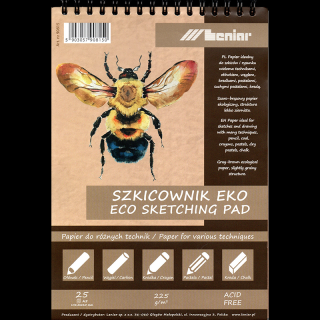 Blok papierov Leniar Včela - rôzne formáty (Blok papierov Leniar Včela v)