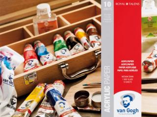 Blok pre akrylové farby Van Gogh 24x32cm, 370g, 10 listov (Blok pre)