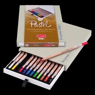 BRUYNZEEL Design pastelové ceruzky v boxe 12 farieb (BRUYNZEEL Design)