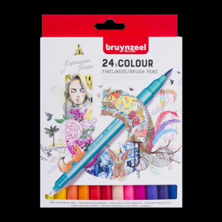 Bruynzeel Fineliners - sada 24ks (Bruynzeel Fineliners - sada 24ks)